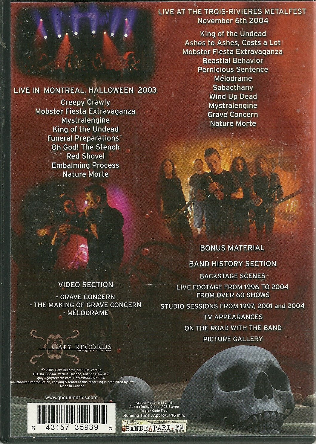 Ghoulunatics Blood Curdling Ye [DVD] - Very Good