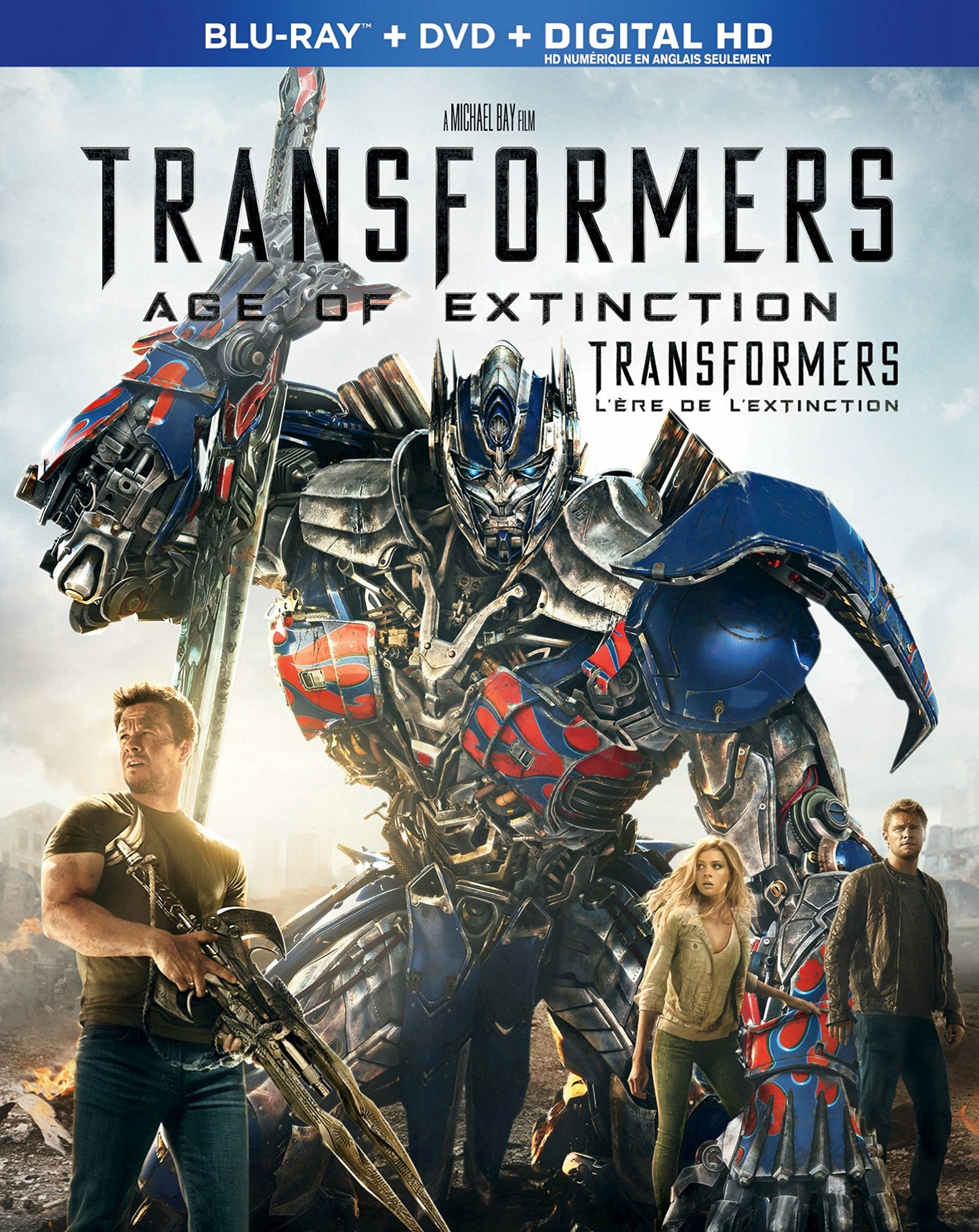 Transformers: Age of Extinction [Blu-ray + DVD + Digital Copy] (Bilingual) [Blu-ray]