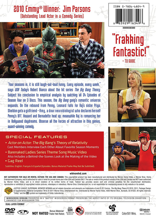 The Big Bang Theory: The Complete Fourth Season [DVD]