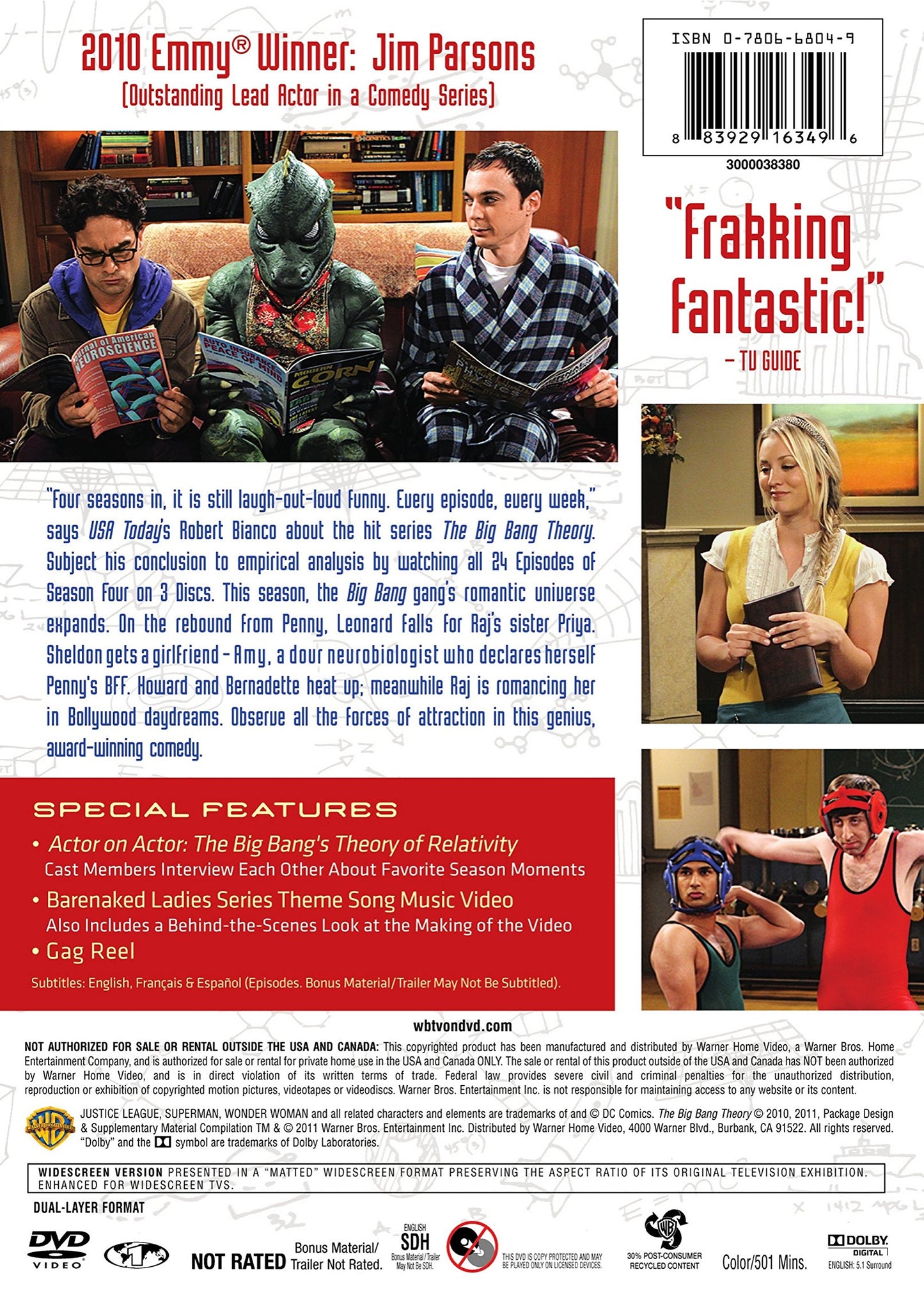 The Big Bang Theory: The Complete Fourth Season [DVD]