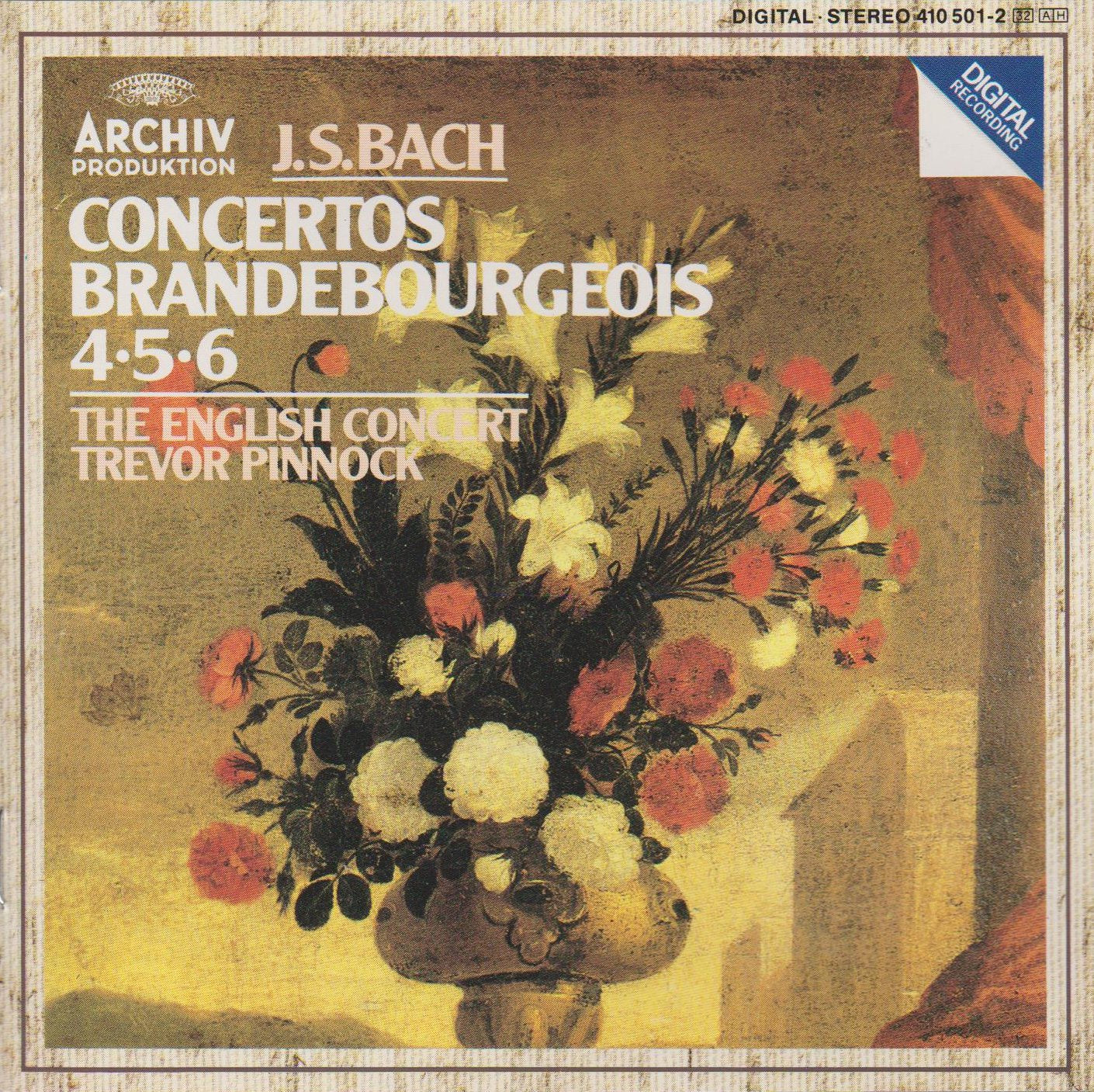 Brandenburg Concerti 4-6 [Audio CD] Bach; Pinnock and English Concert - Very Good