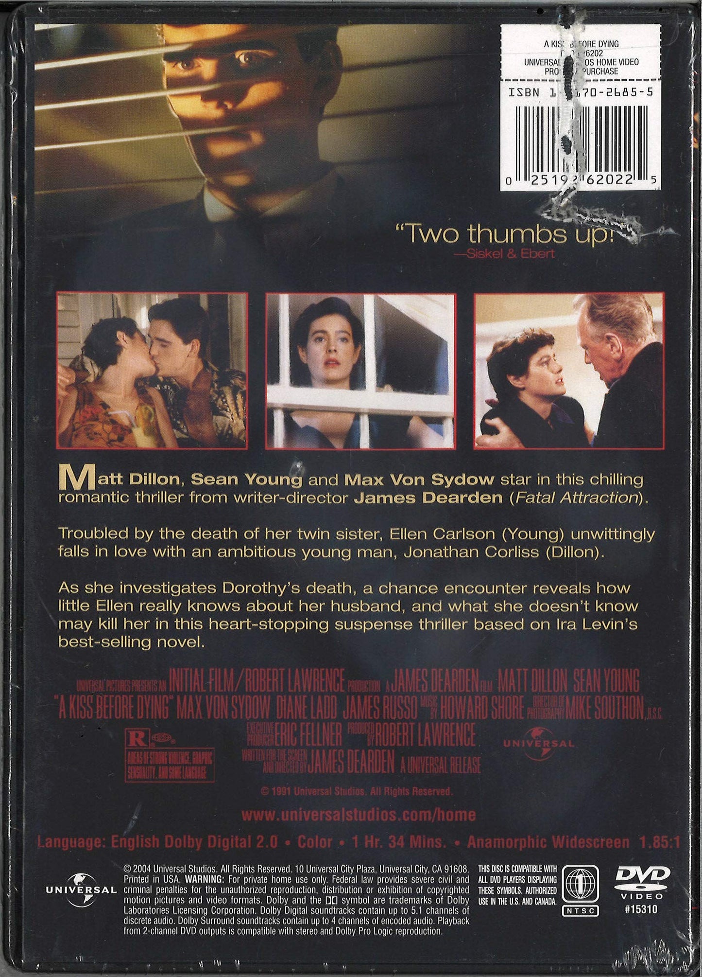 A Kiss Before Dying [DVD] - Good