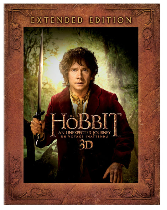 The Hobbit: An Unexpected Journey 3D - Extended Edition [Blu-ray 3D + Blu-ray + UltraViolet] (Bilingual) [Blu-ray]