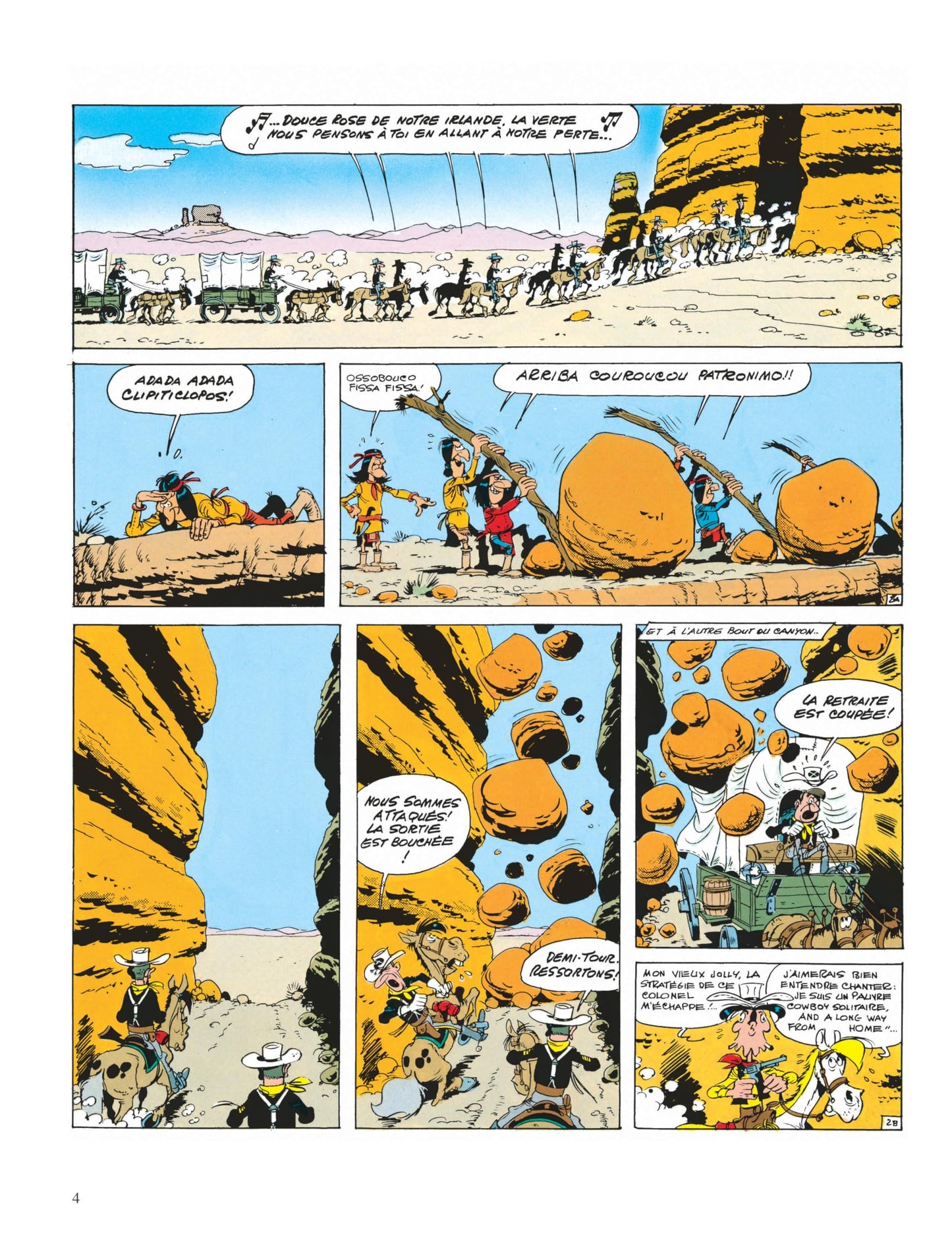 Lucky Luke - Lucky Comics 06 - Canyon Apache Goscinny and Morris (Illustr.) - Very Good