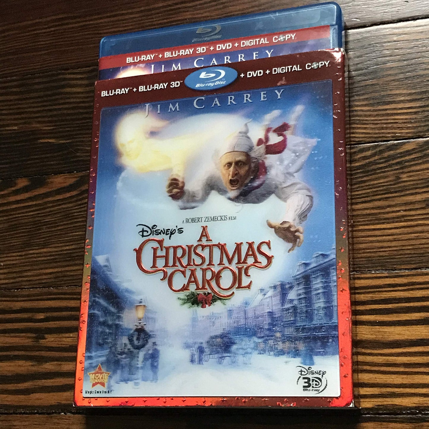 A Christmas Carol [Blu-ray 3D + Blu-ray + DVD + Digital Copy] (Bilingual) [Blu-ray] - Very Good