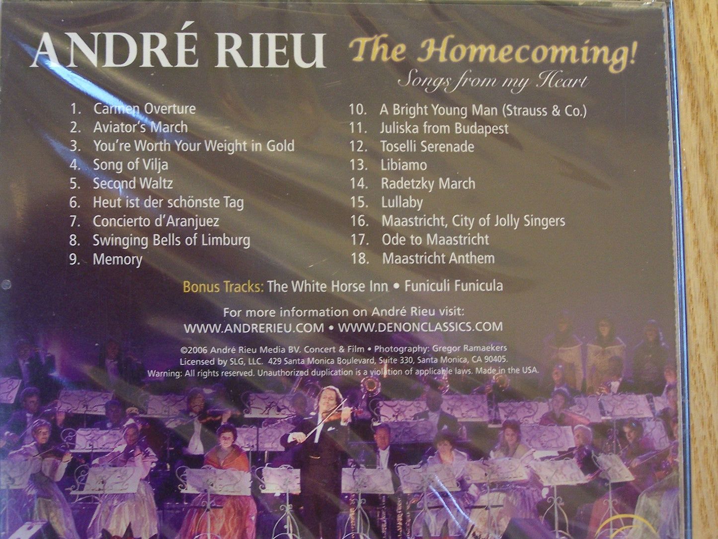 RIEU;ANDRE - HOMECOMING! [Audio CD] RIEU;ANDRE