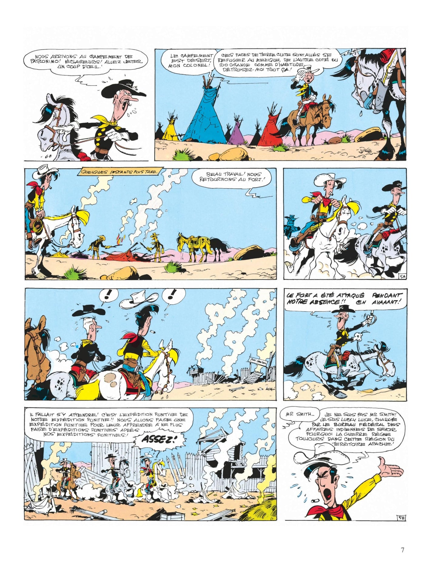 Lucky Luke - Lucky Comics 06 - Canyon Apache Goscinny and Morris (Illustr.) - Very Good