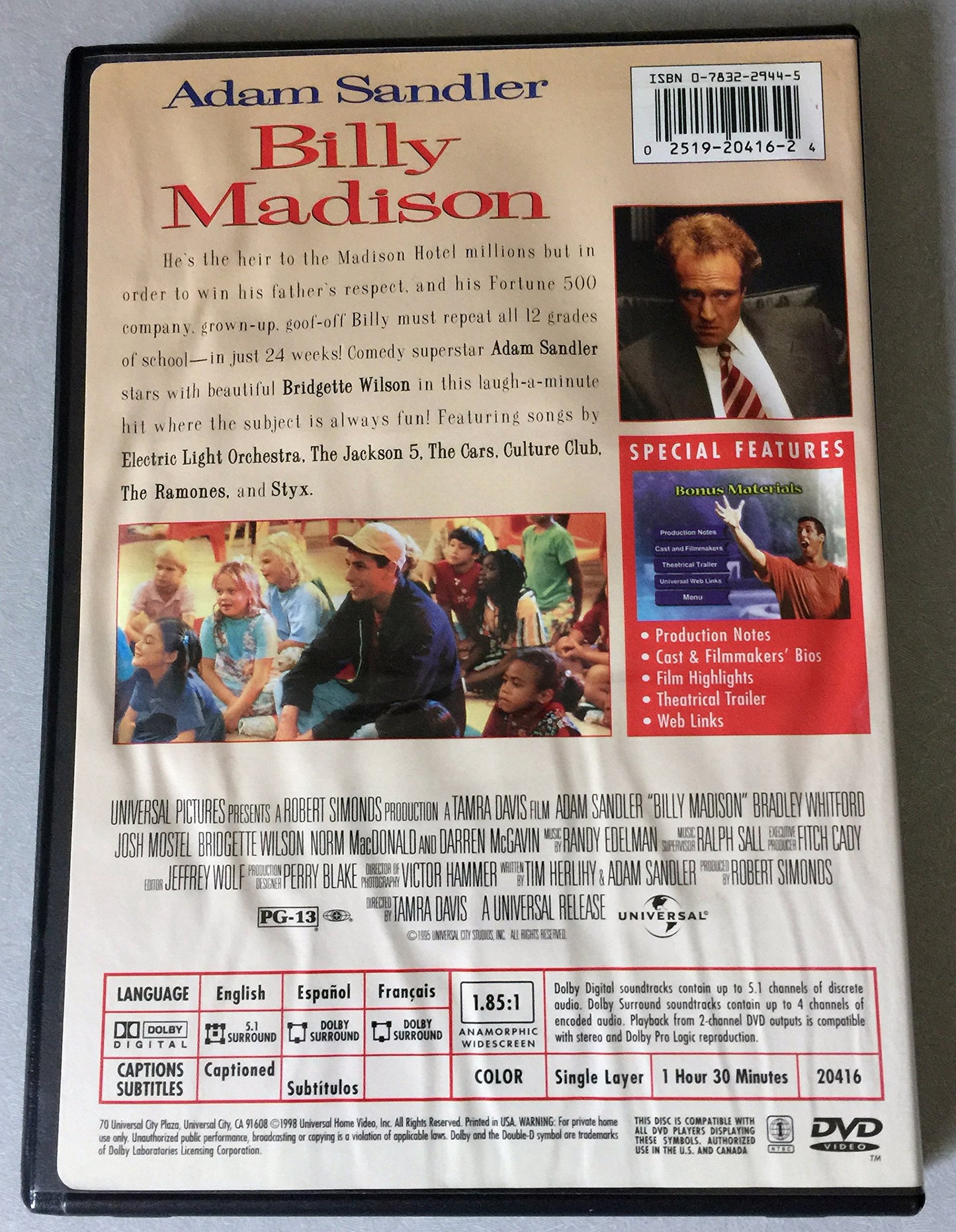 Billy Madison (Widescreen) (Bilingual) [Import] [DVD]