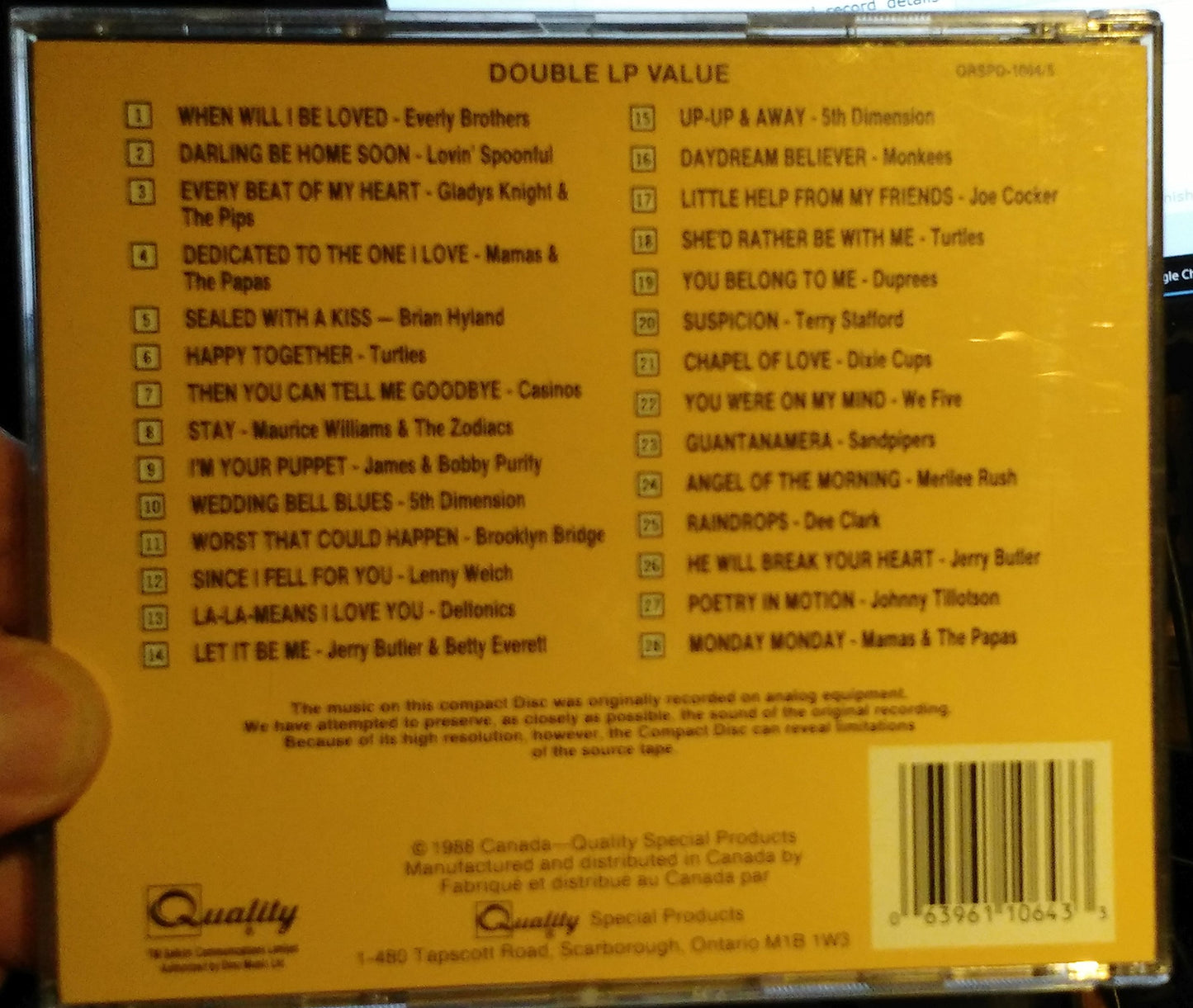 Lovin' Sixties / Mellow Sixties [Audio CD] - Very Good