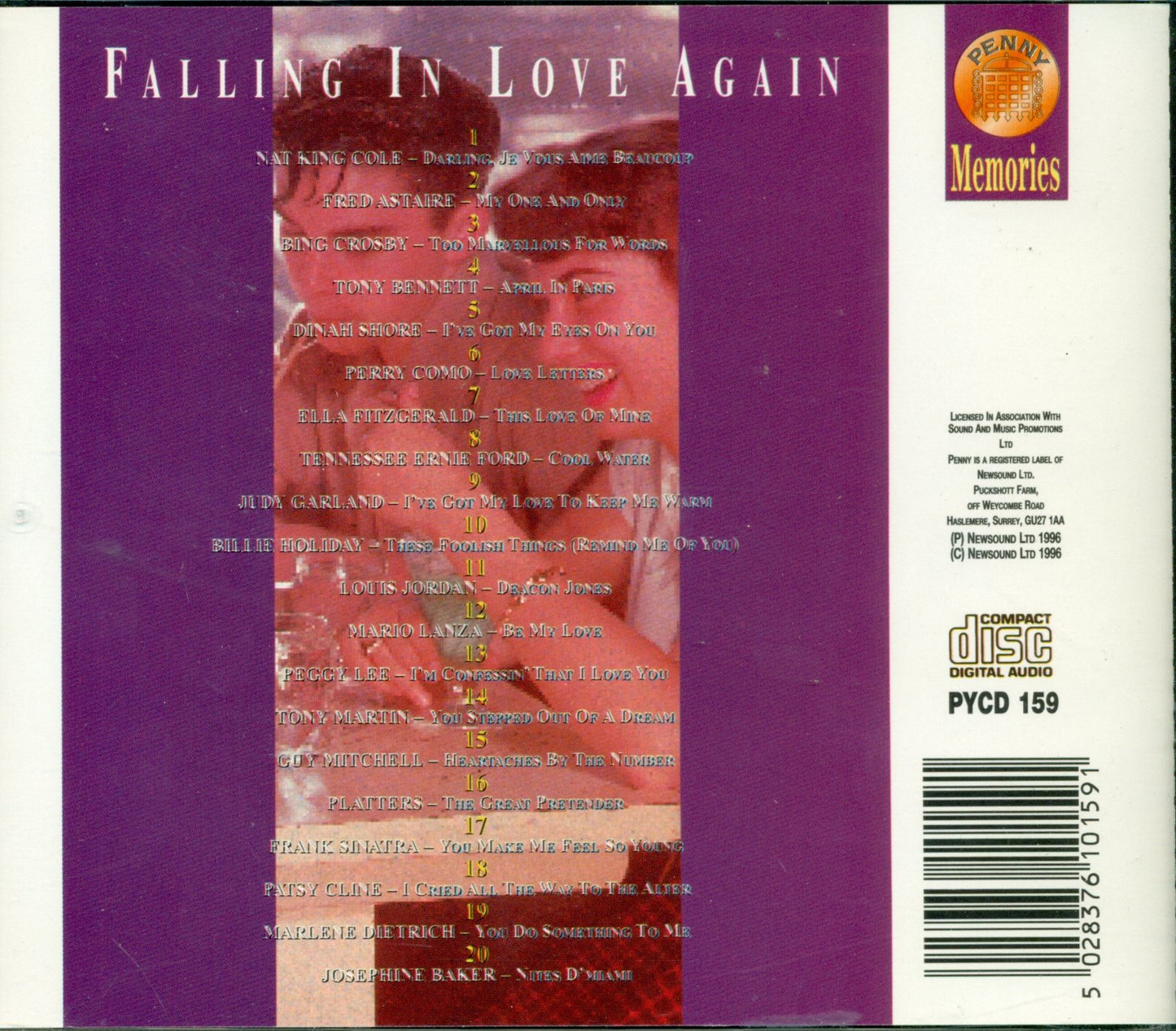 Falling In Love Again [Audio CD] Various - Very Good