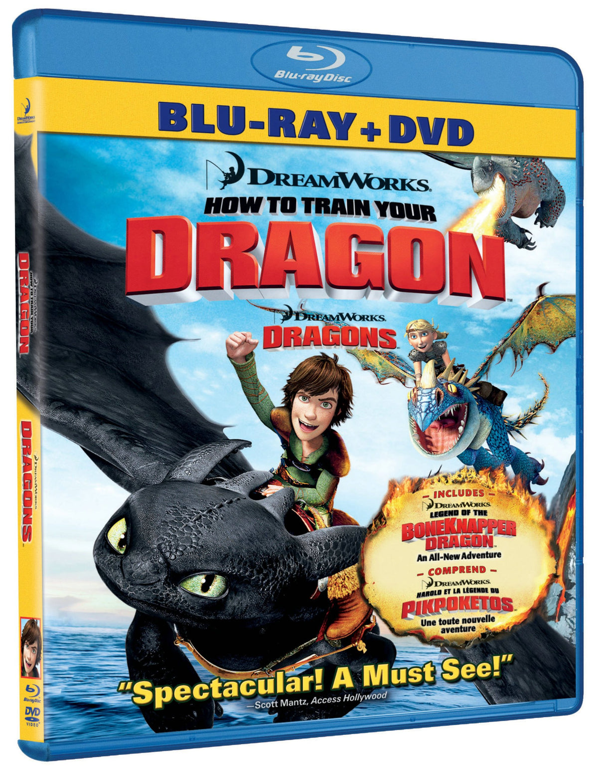 HOW TO TRAIN YOUR DRAGON [Blu-ray] - Very Good