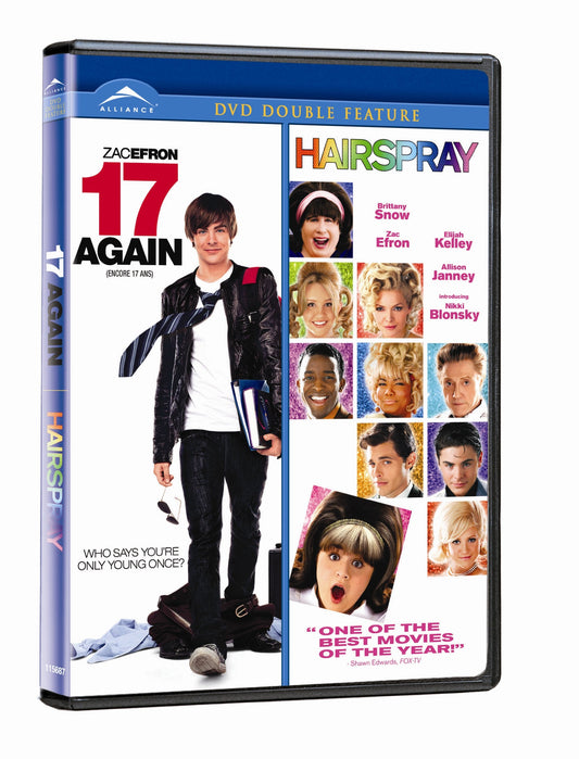 17 Again / Hairspray (Double Feature) (Bilingual) [DVD] - Good