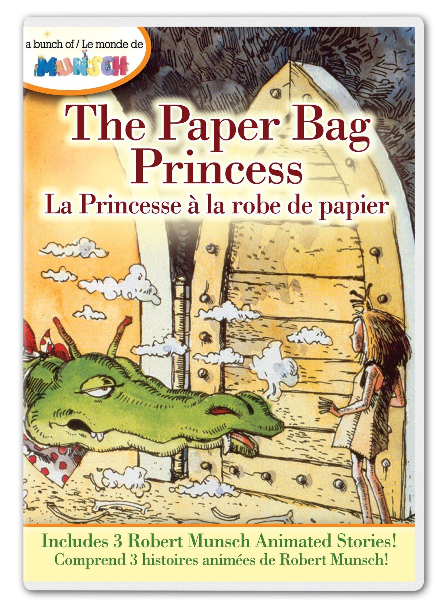 Paper Bag Princess (Bilingual) [DVD] - Very Good