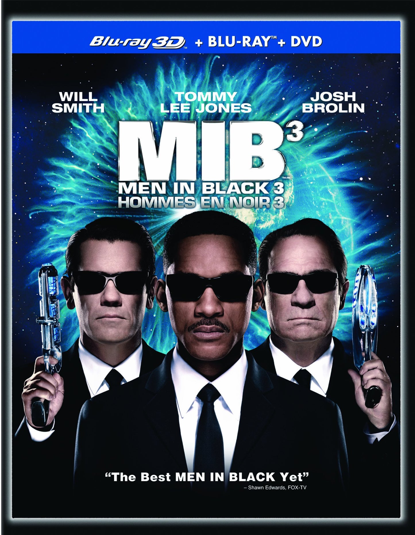 Men in Black 3 - Hommes En Noir 3 [Blu-ray 3D + Blu-ray + DVD] (Bilingual) [Blu-ray]