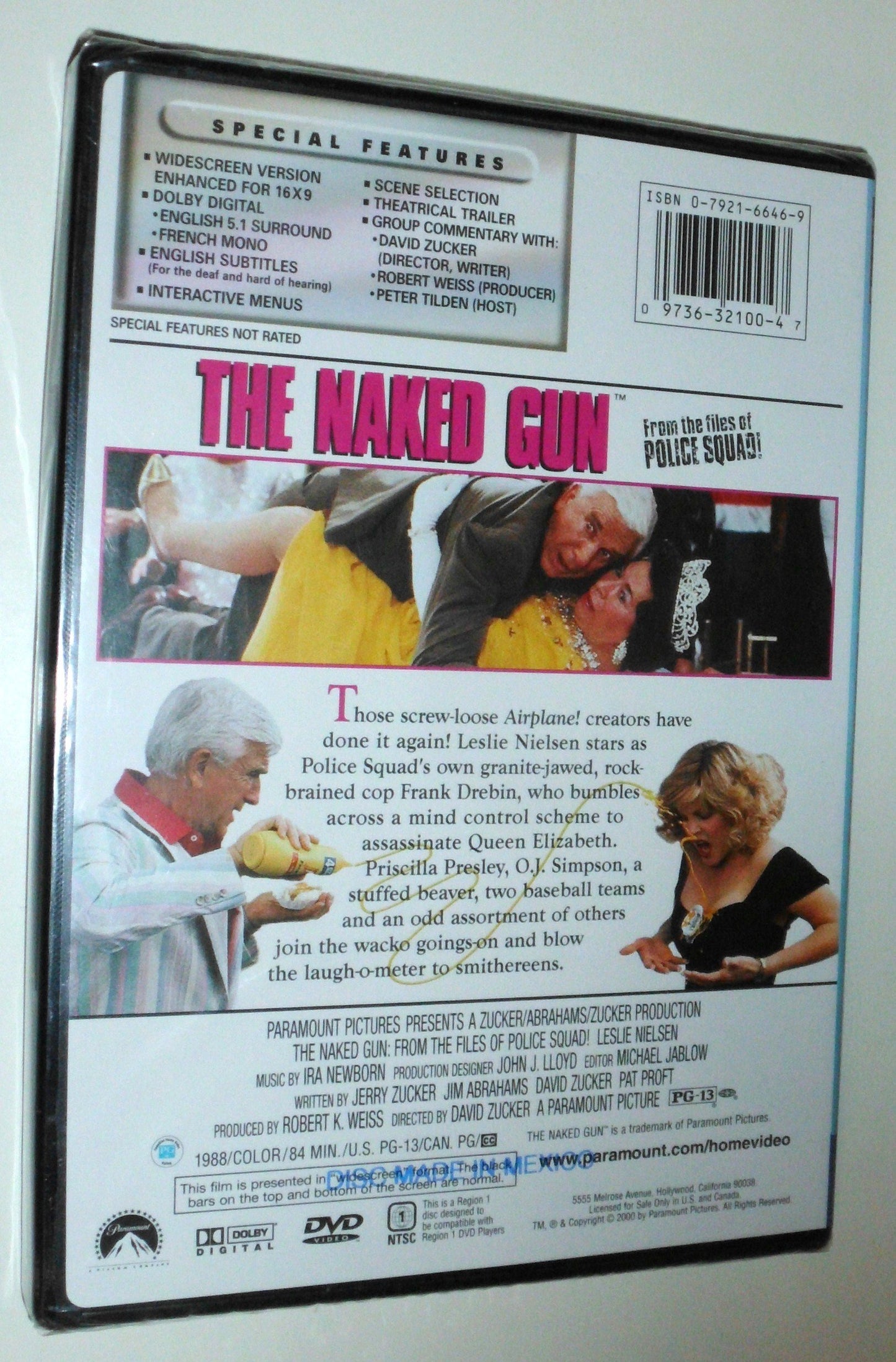 Naked Gun: From the Files of Police Squad [DVD] - Good