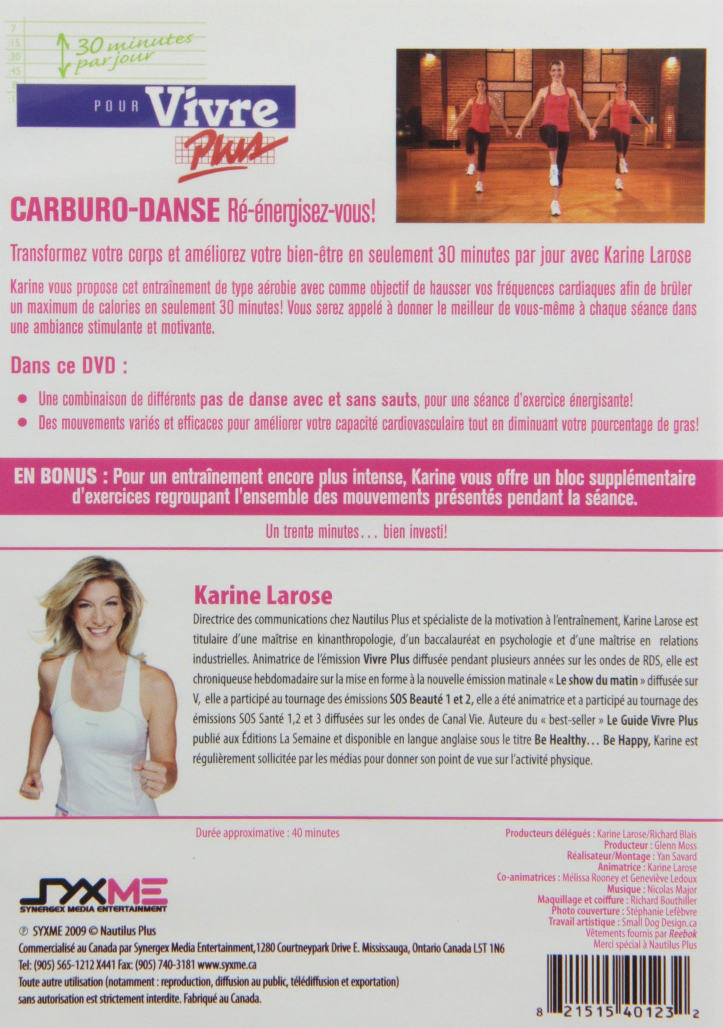 30 Minutes Par Jour Pour Carburo-Danse (Version fran�aise) [DVD]