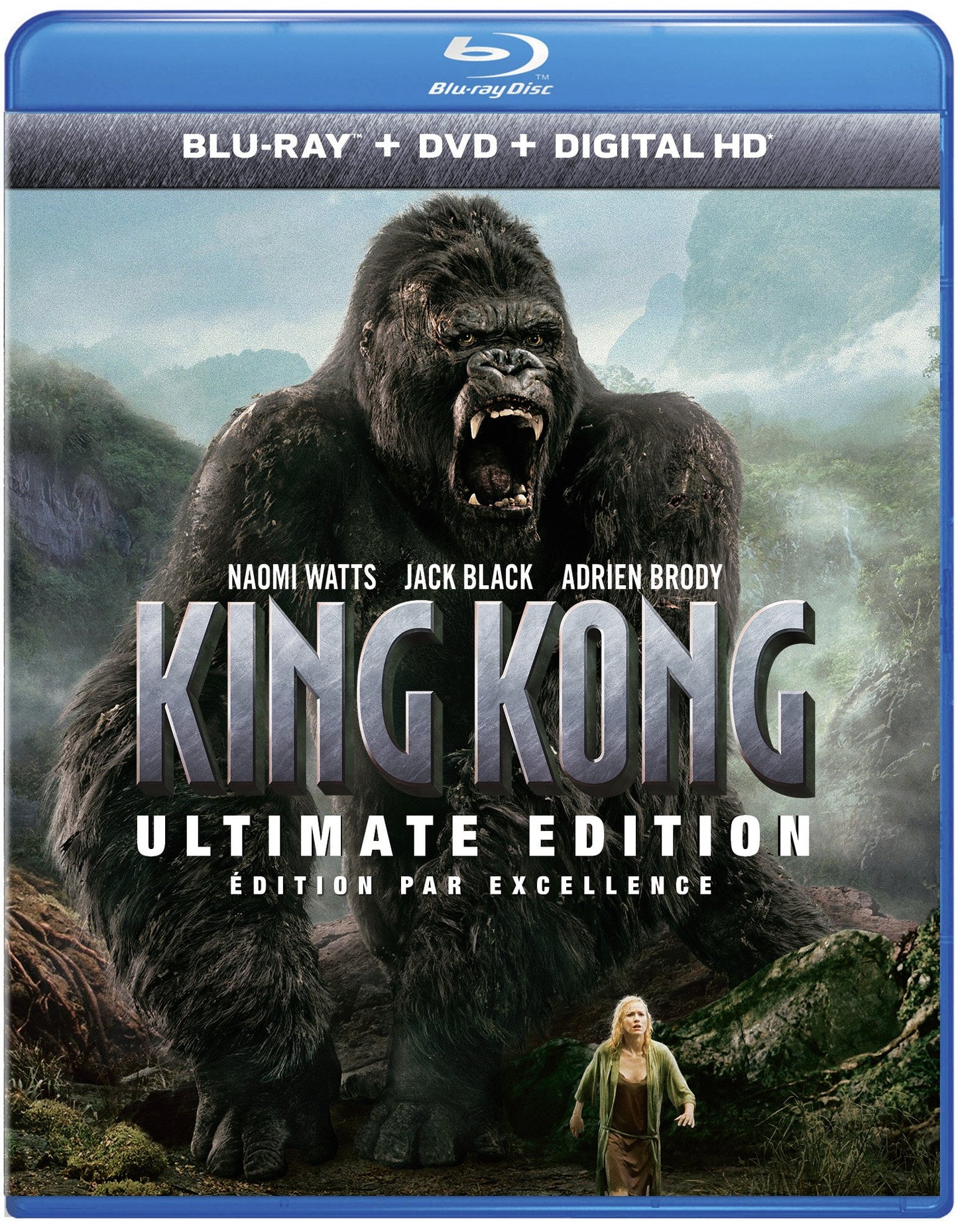 King Kong Ultimate Edition [Blu-ray + DVD + Digital HD] (Bilingual) [Blu-ray]