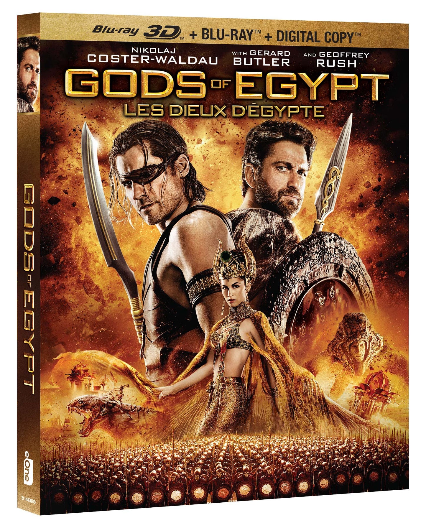 Gods Of Egypt [Blu-ray 3D + Blu-ray + Digital Copy] (Bilingual) [Blu-ray]