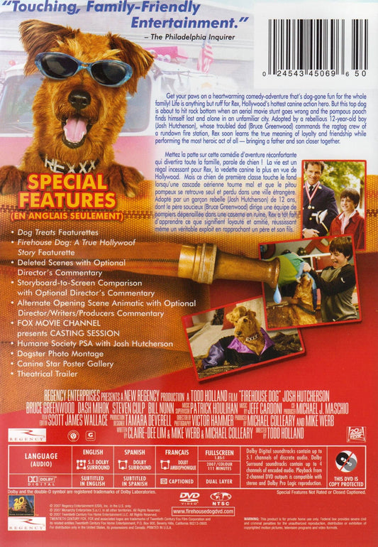 Firehouse Dog (Full Screen) (Bilingual) [DVD] - Very Good