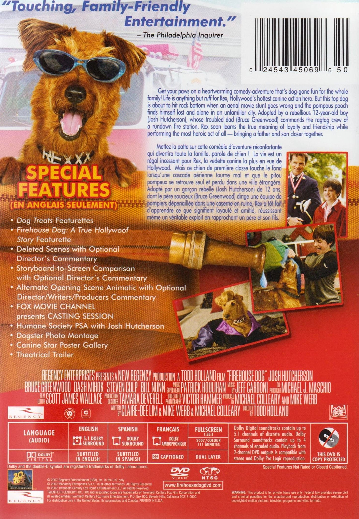 Firehouse Dog (Full Screen) (Bilingual) [DVD] - Very Good