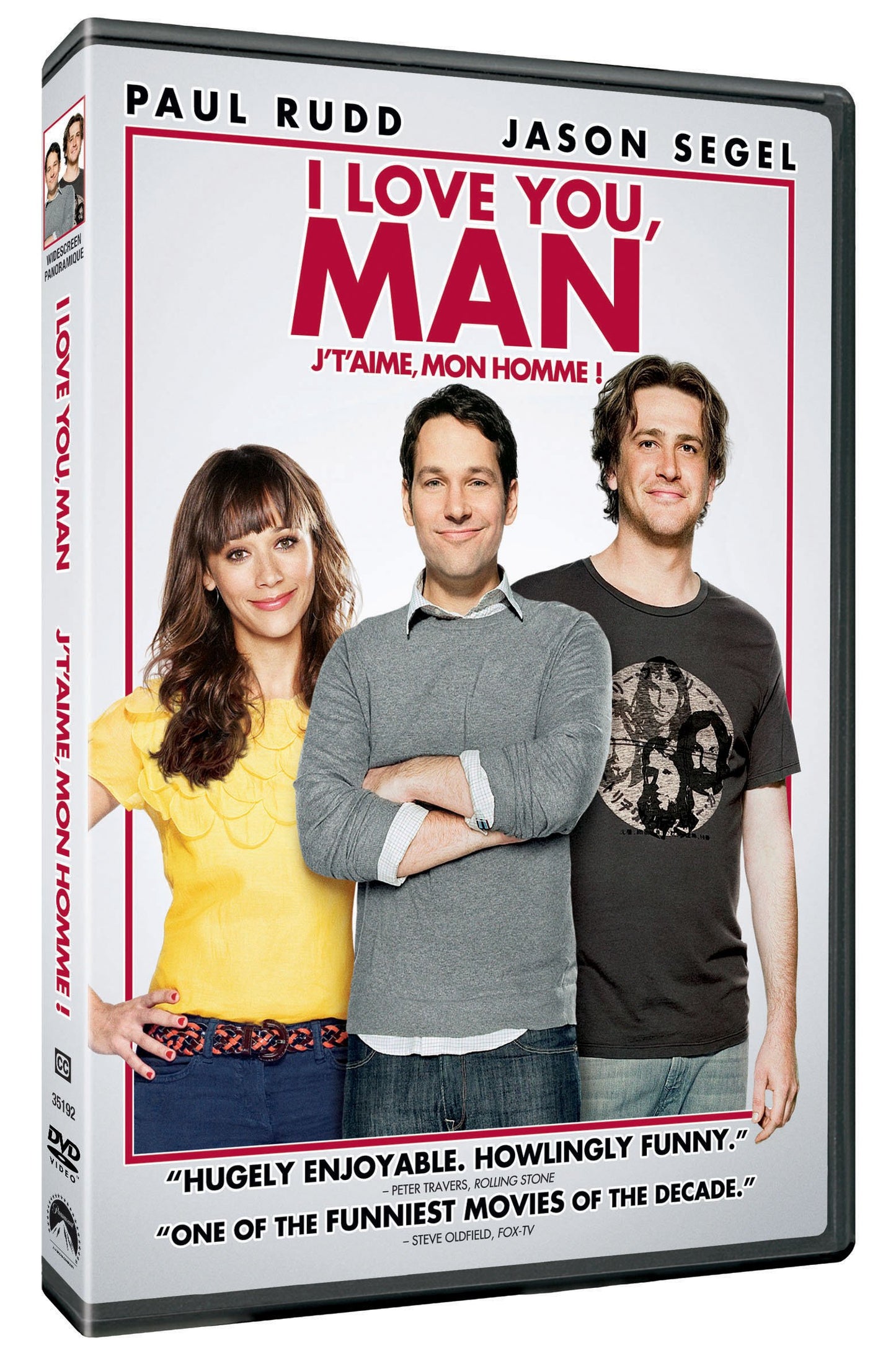 I Love You, Man / J't'aime, mon homme ! (Bilingual) [DVD]