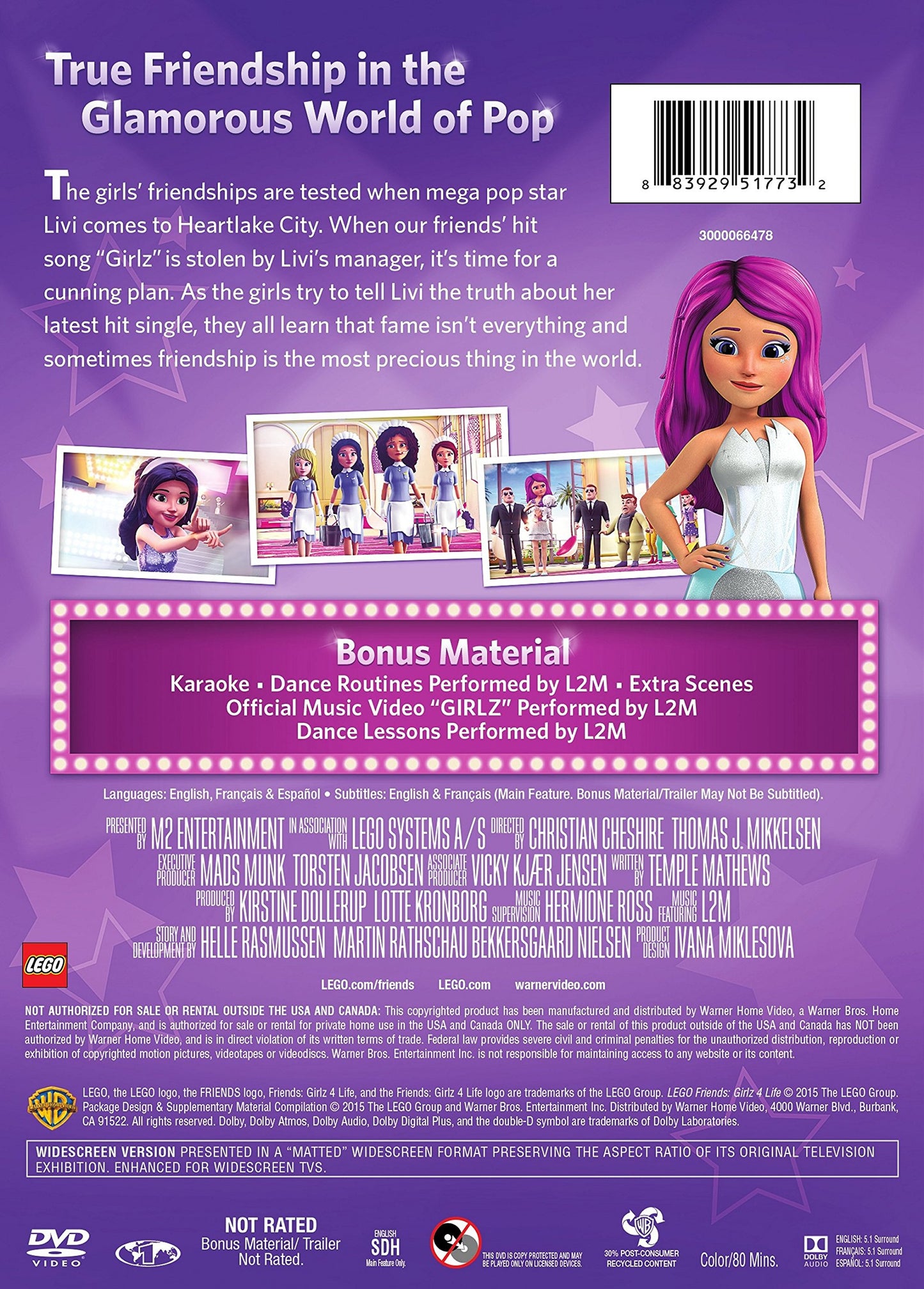 Lego Friends: Girlz 4 Life [Import] [DVD]