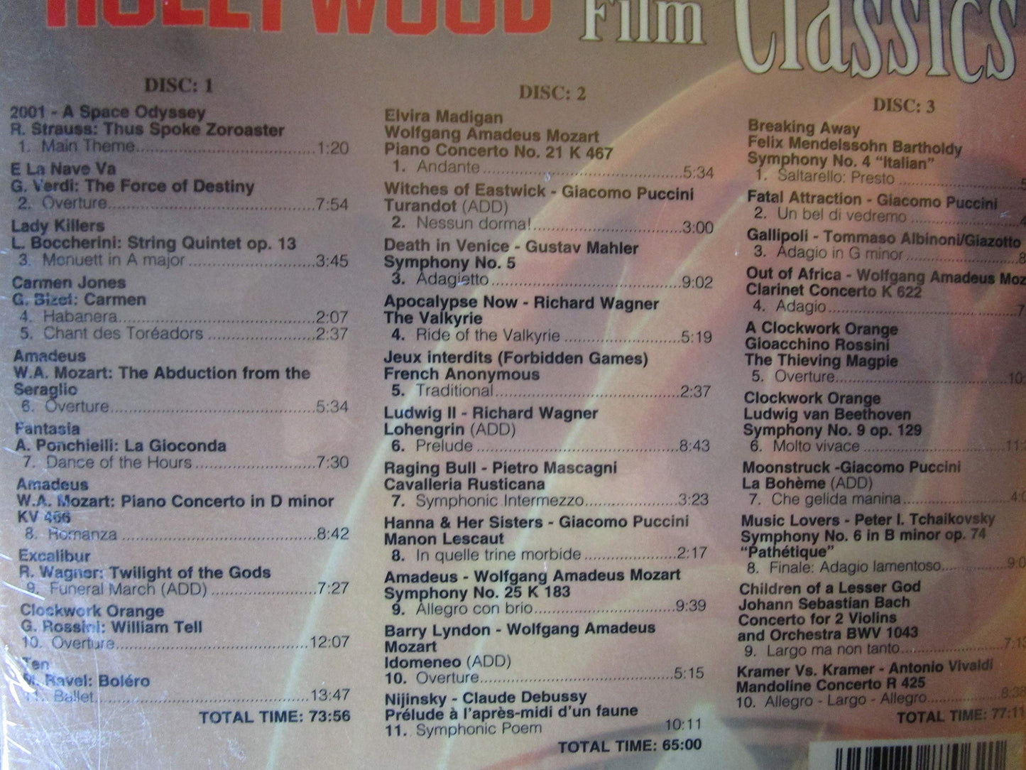 Hollywood Film Classics [Audio CD] - Very Good