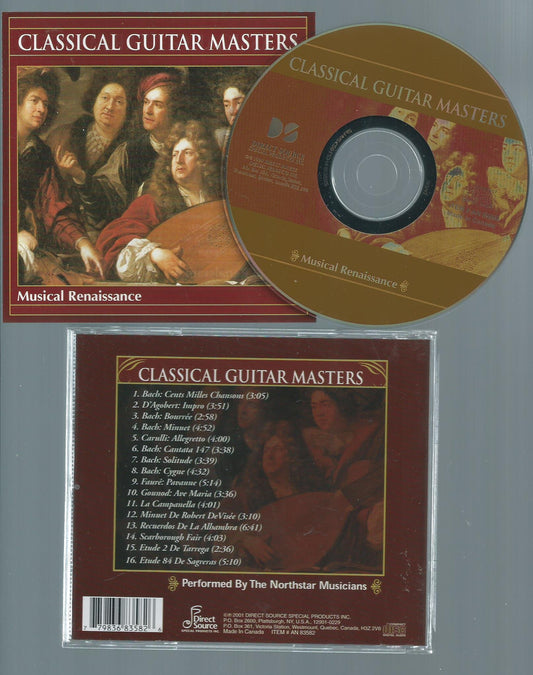 Classical Guitar Masters: Musical Renaissance [Audio CD] - Very Good