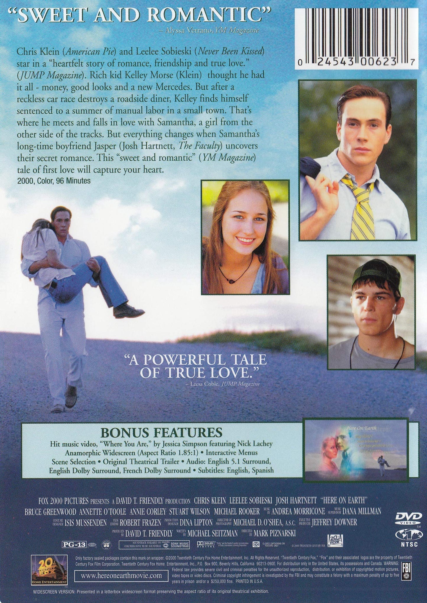 Here on Earth (Bilingual) [DVD] - Good