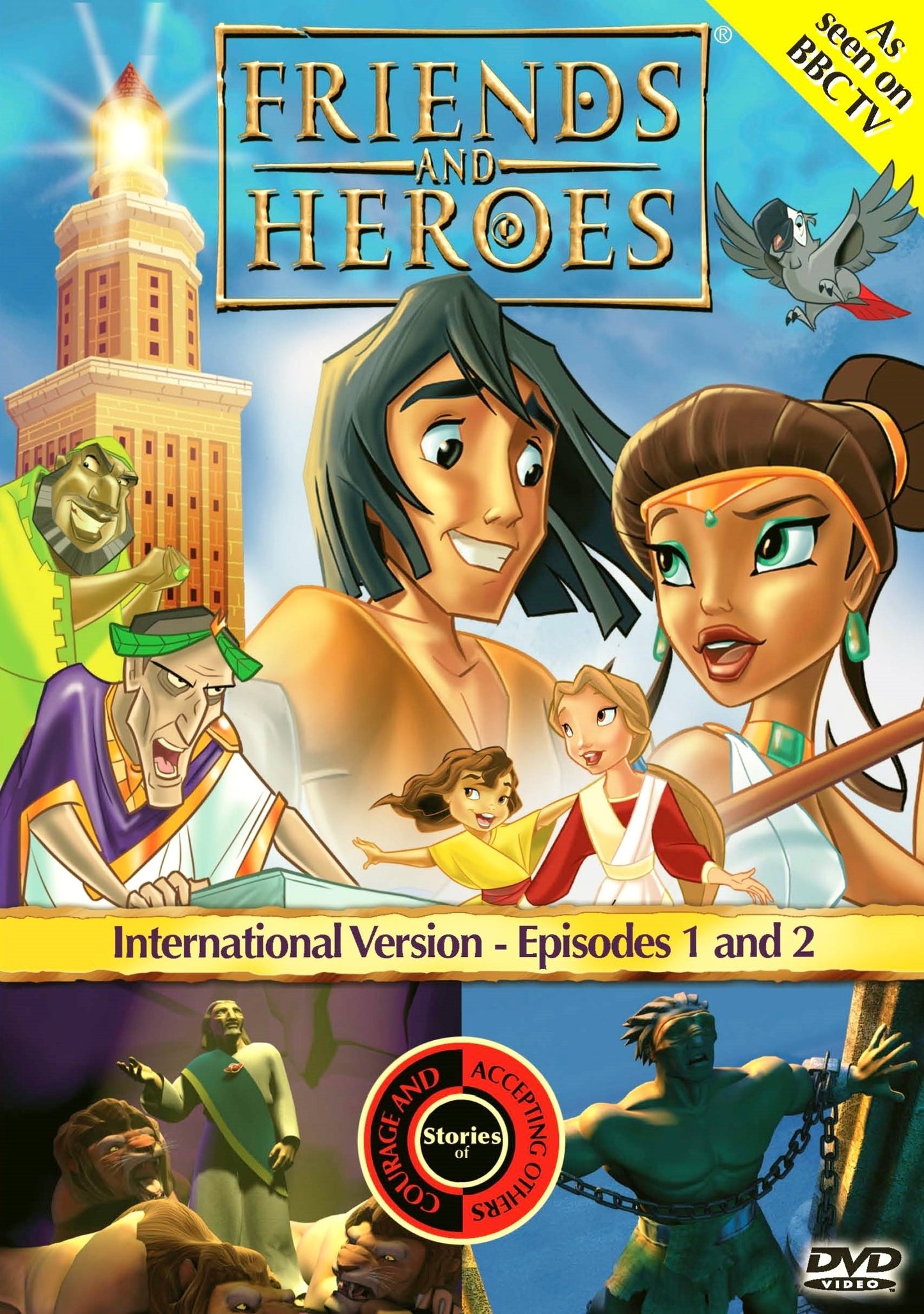 Friends and Heroes Multi-Language Episodes 1 & 2 - Includes Bible Stories Daniel and the Lions� Den and Samson and Delilah [DVD]