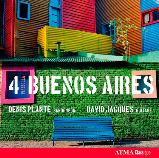 4 Buenos Aires [Audio CD] Plante; Plante; Jacques and Piazzolla Astor