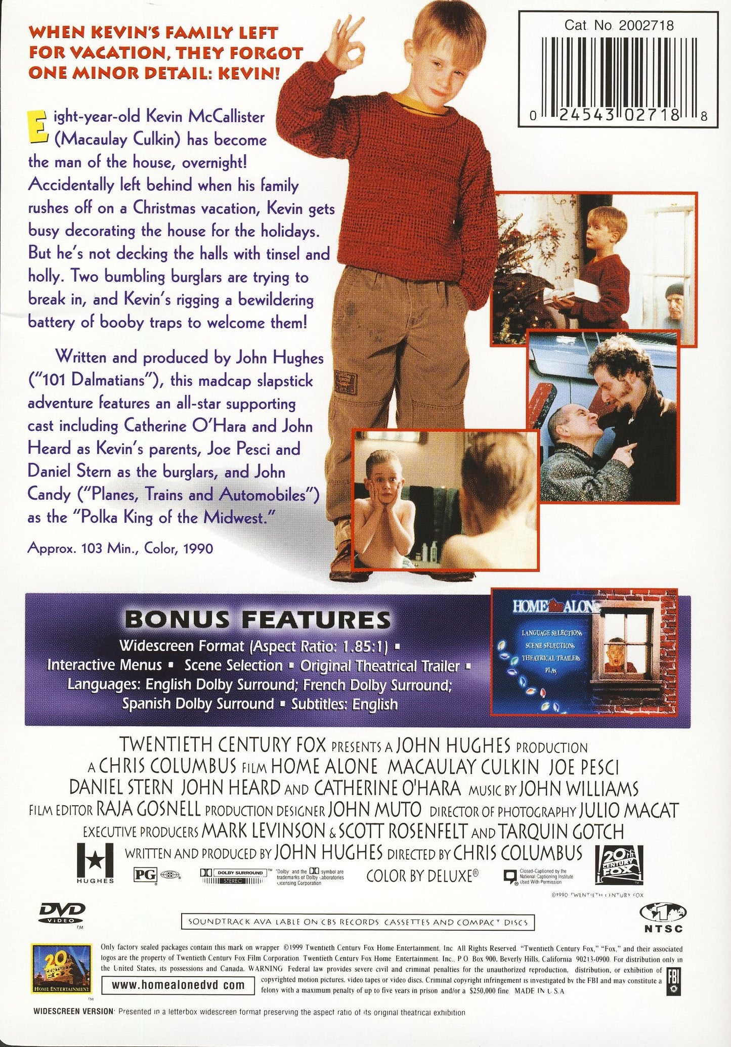 Home Alone [DVD] - Good