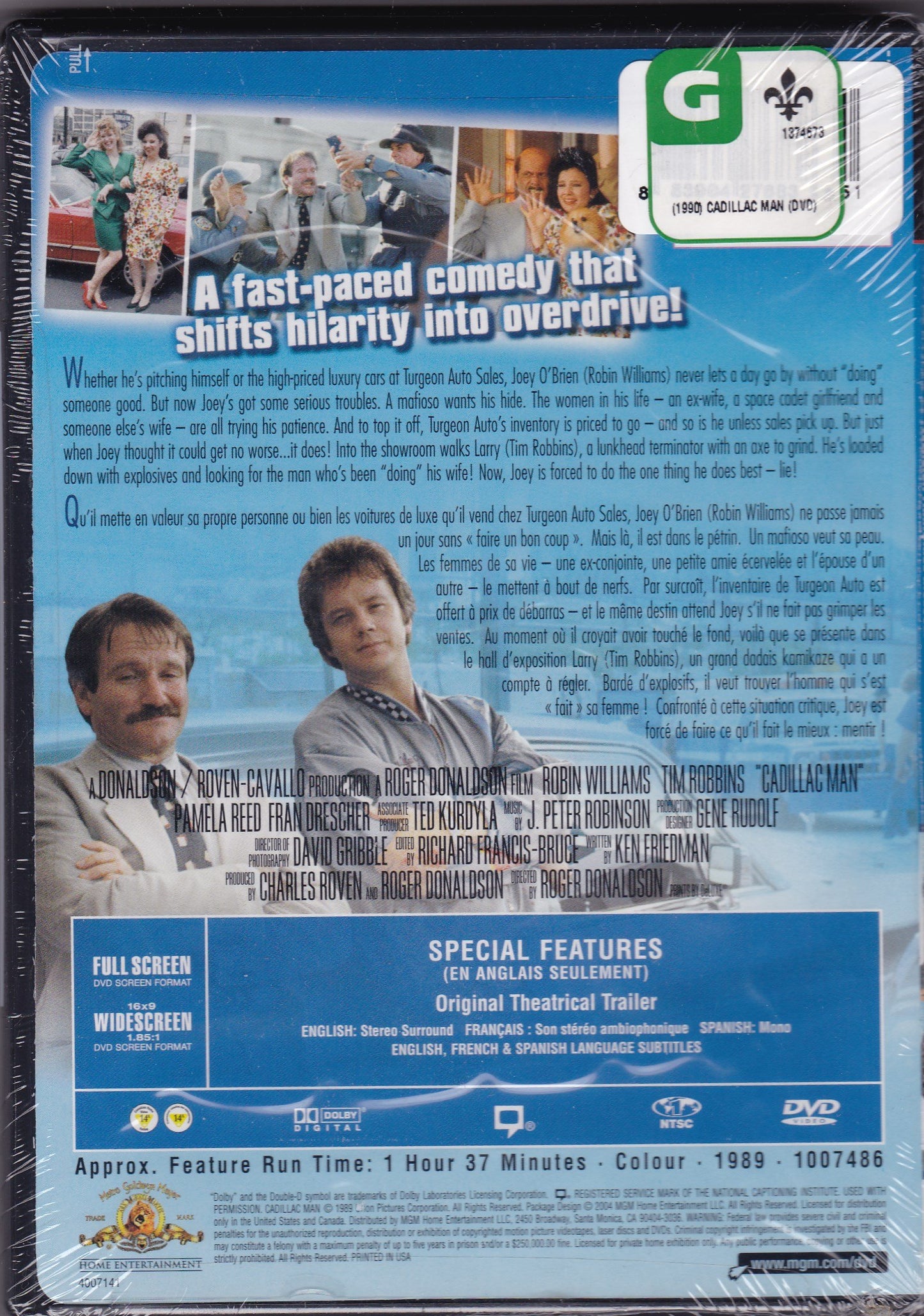 Cadillac Man (Bilingual) [DVD] - Very Good