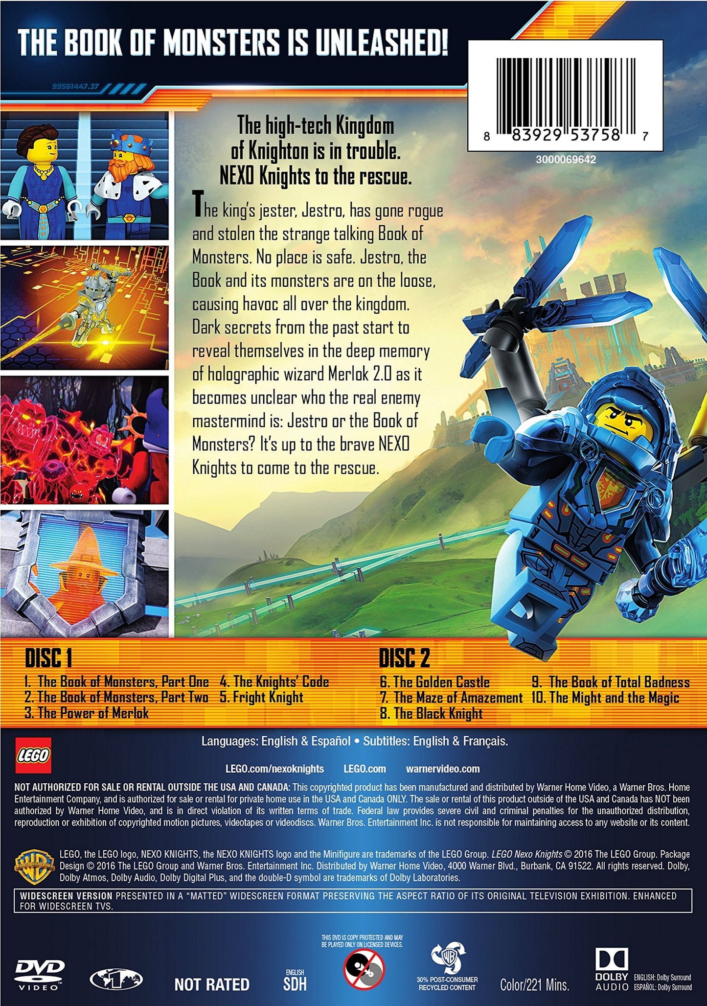 LEGO Nexo Knights: Season 1 (DVD) [DVD]