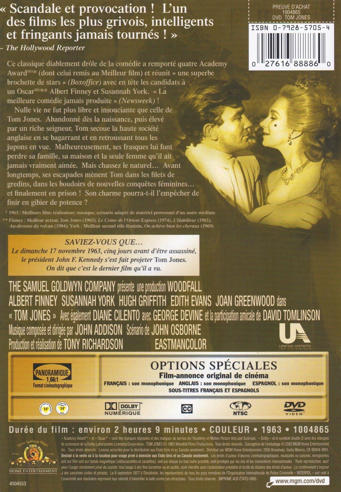 Tom Jones [DVD] - Very Good