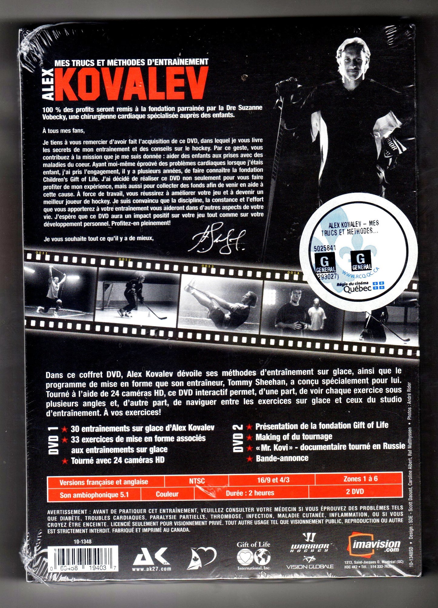 Alex Kovalev: Mes m�thodes d'entra�nement (Version fran�aise) [DVD]