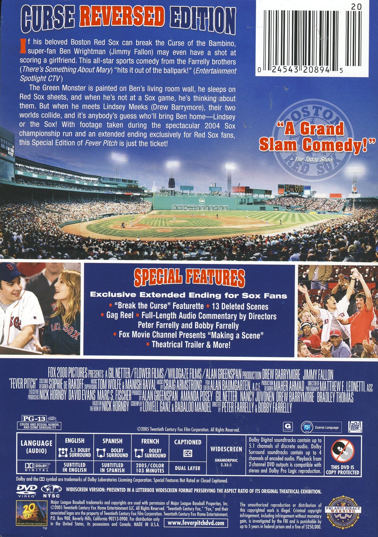 Fever Pitch [DVD] - Good