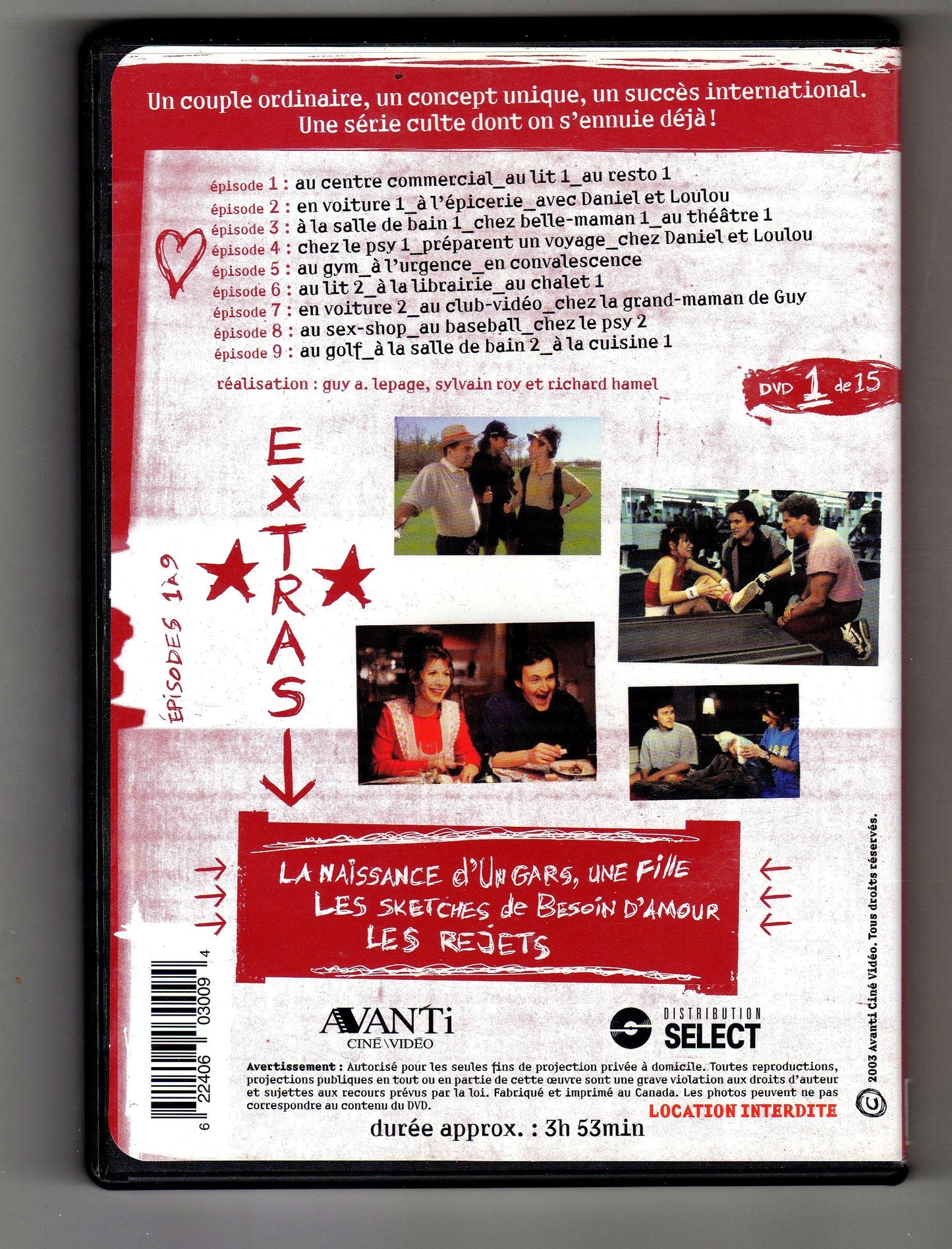 "Un gars, une fille, vol. 1" [Import] [DVD] - Very Good