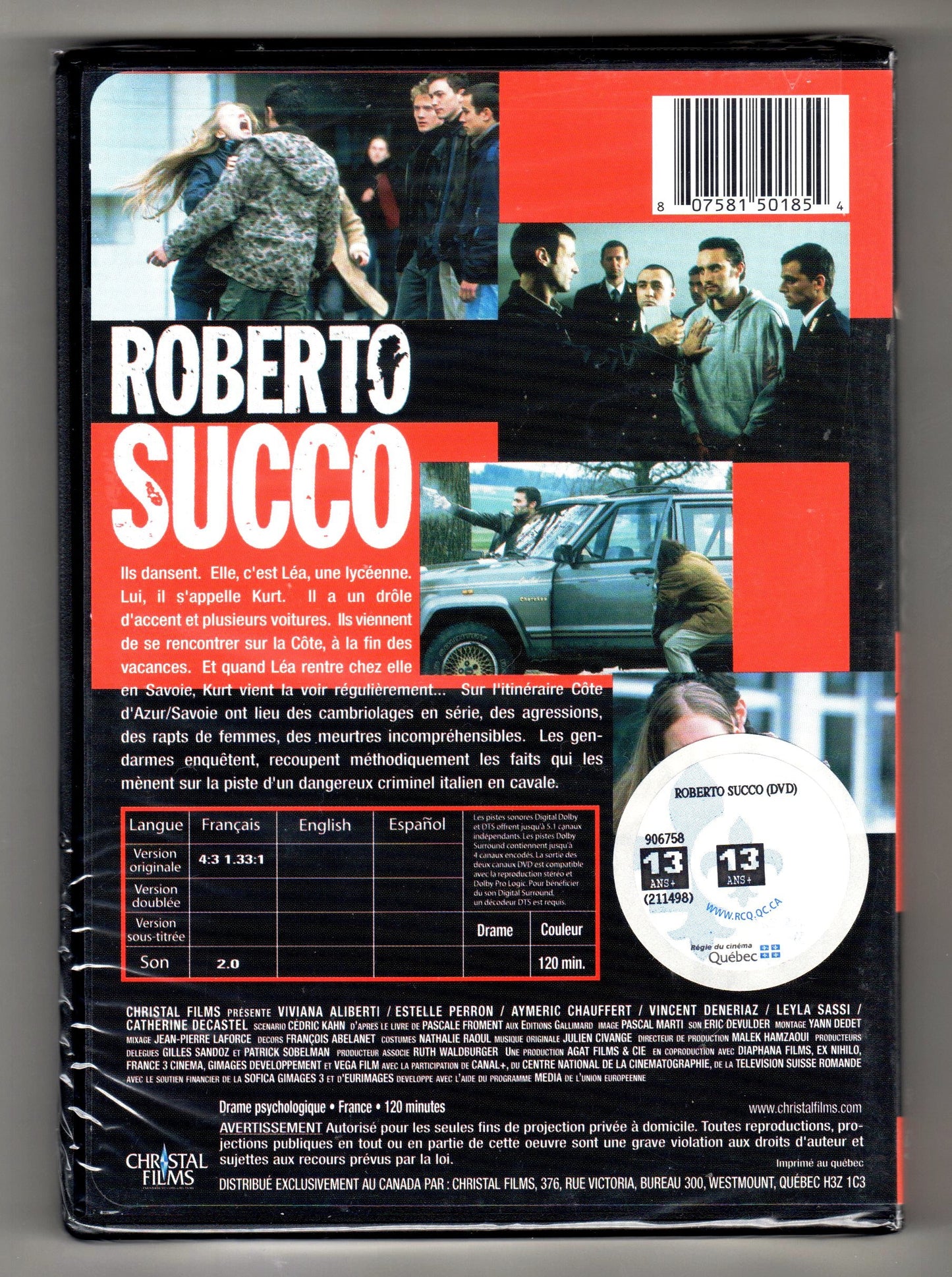 Roberto Succo (Version fran�aise) [DVD]