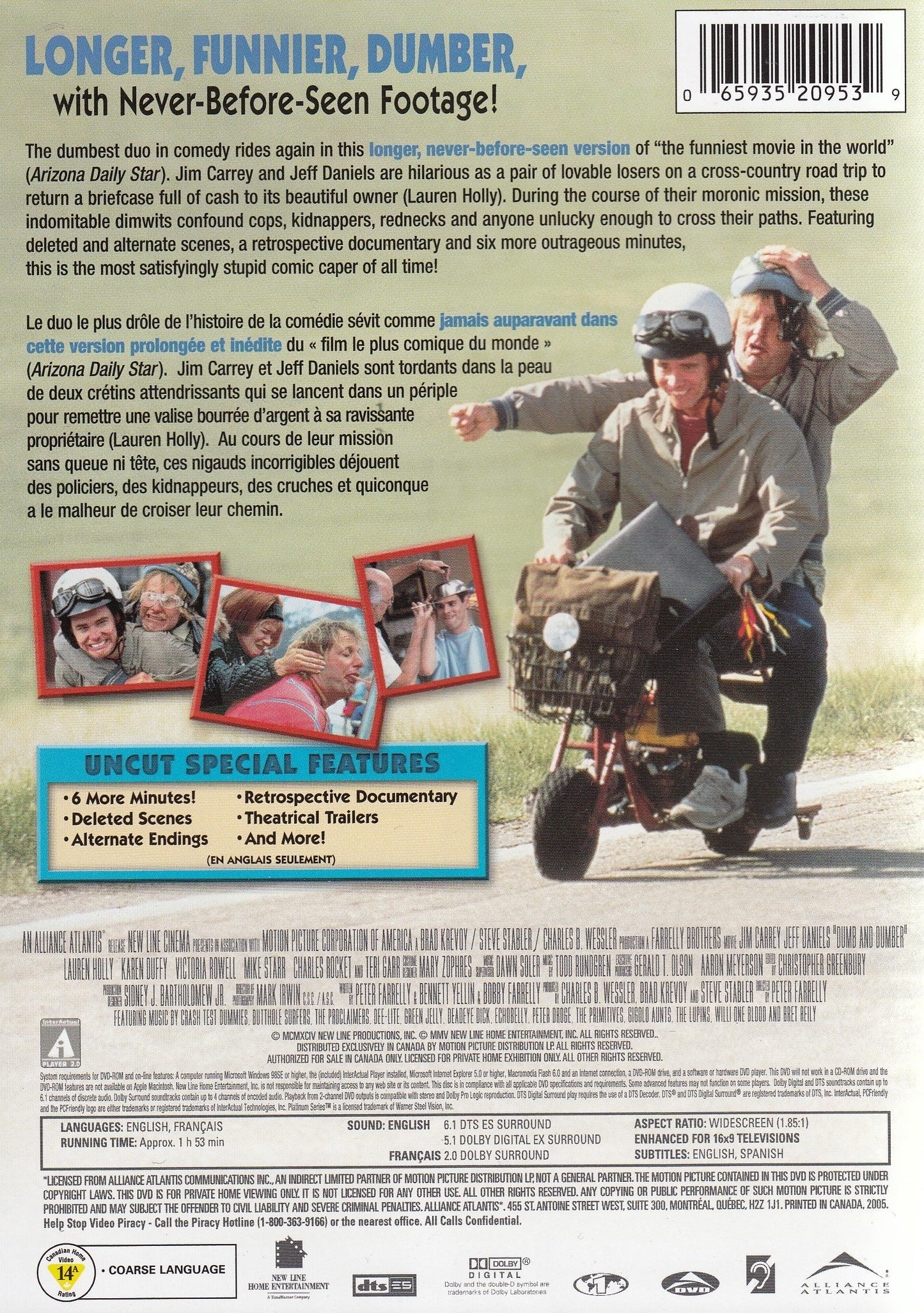 Dumb and Dumber (Special Edition) [DVD] - Good