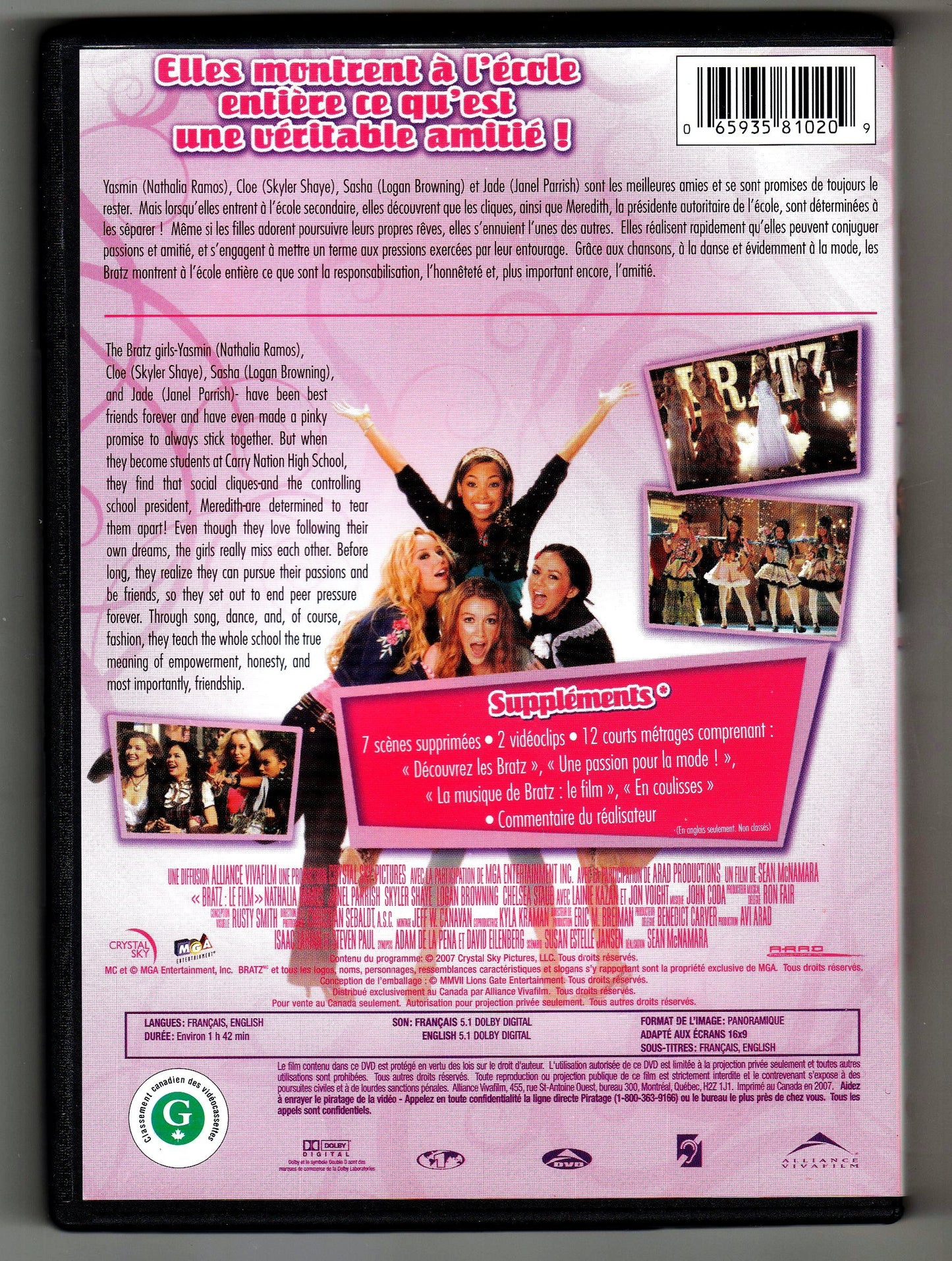 Bratz: The Movie / Bratz: Le Film (Widescreen) [DVD]