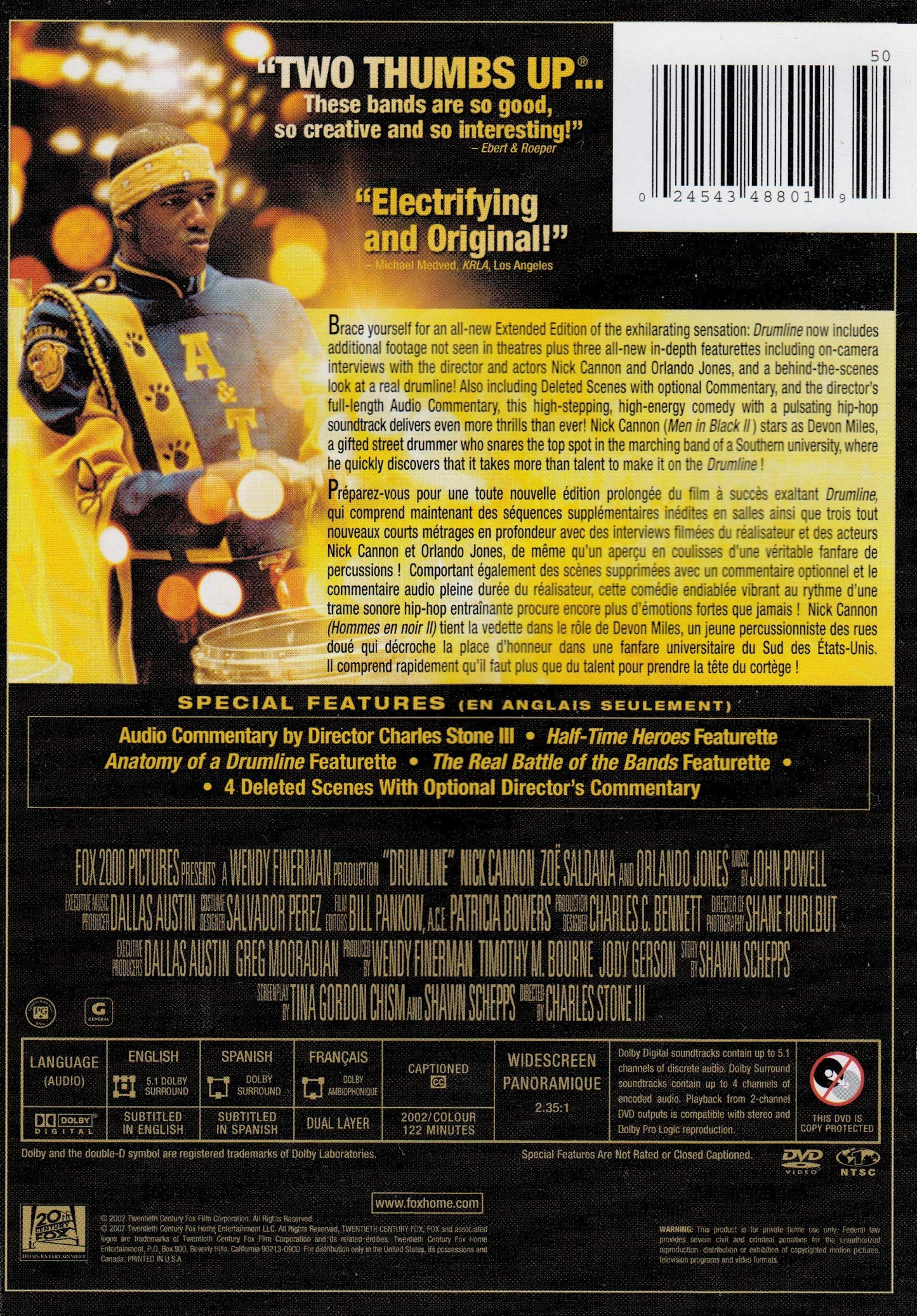 Drumline: Extended Special Edition [DVD] - Very Good