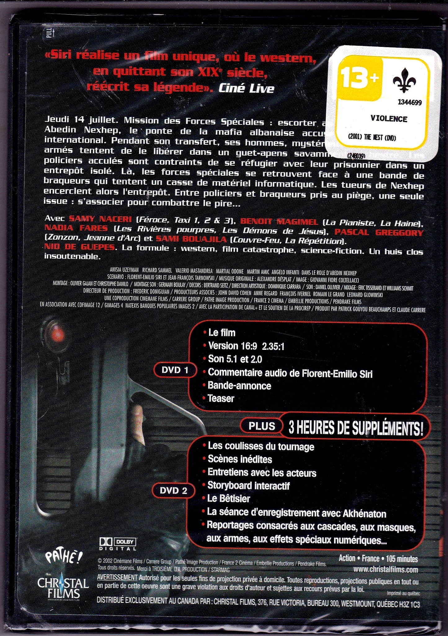 Nid De Guepes [DVD] - Very Good