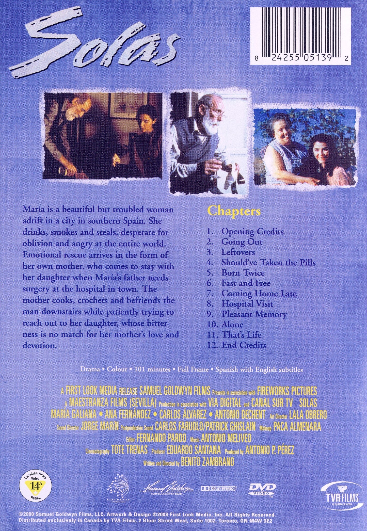 Solas (2000) [DVD] - Very Good