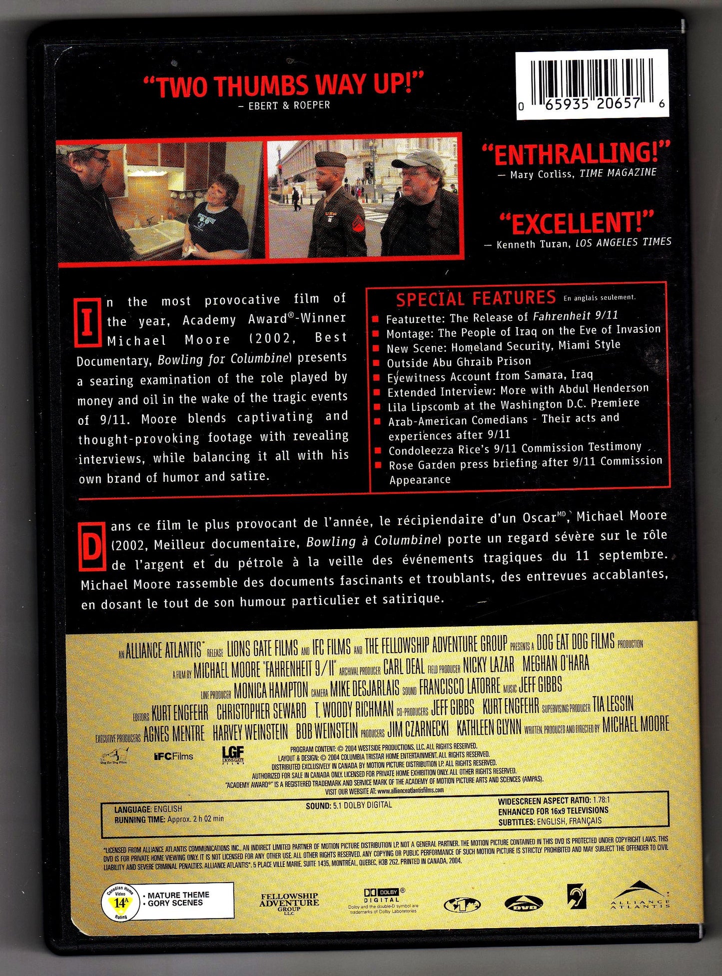 Fahrenheit 9/11 [DVD]