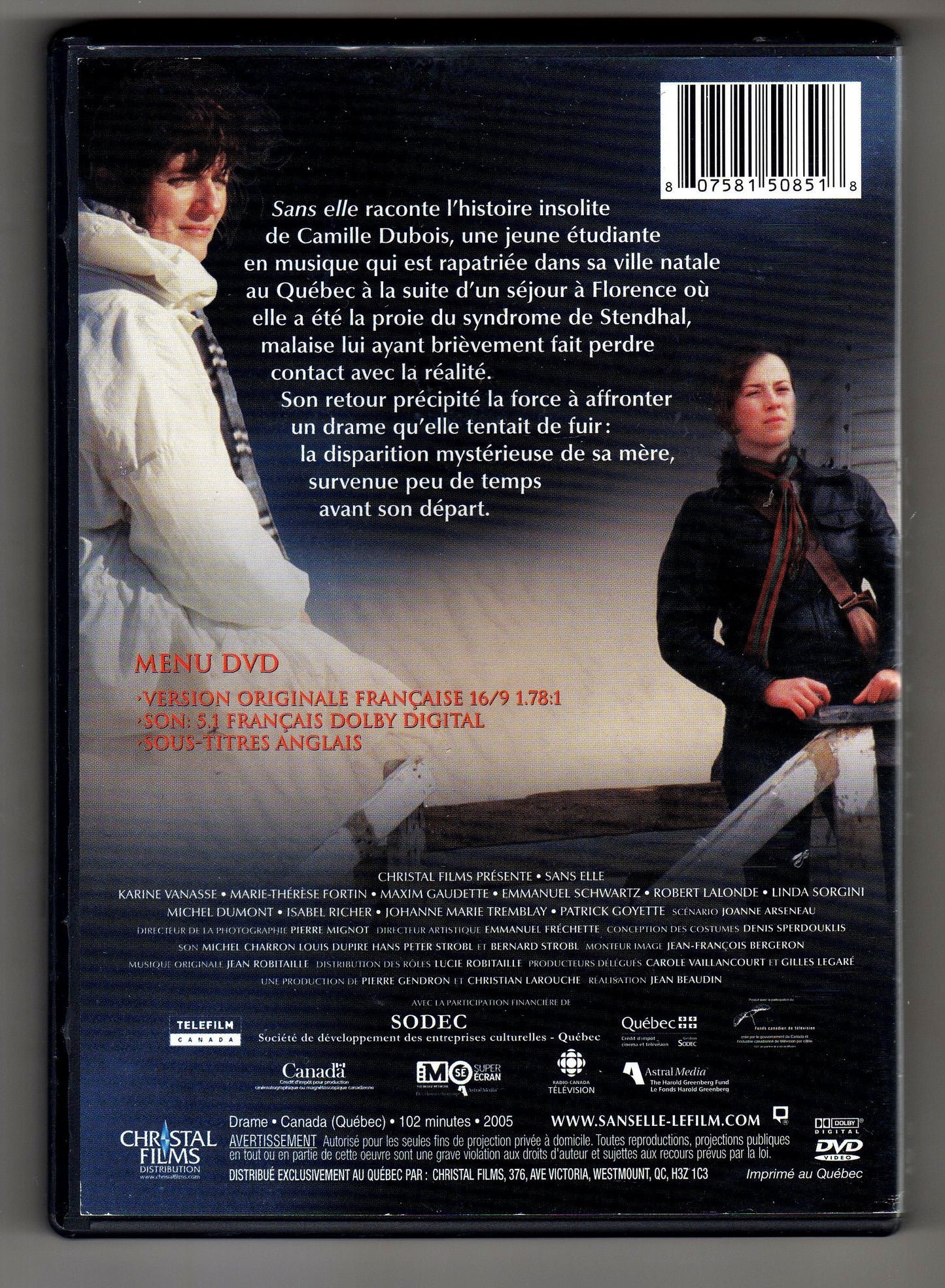 Sans elle (Version fran�aise) [DVD] - Very Good