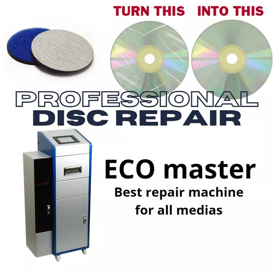 Professional Disc Repair Service - Scratch Removal CD, DVD, Blu-ray & More