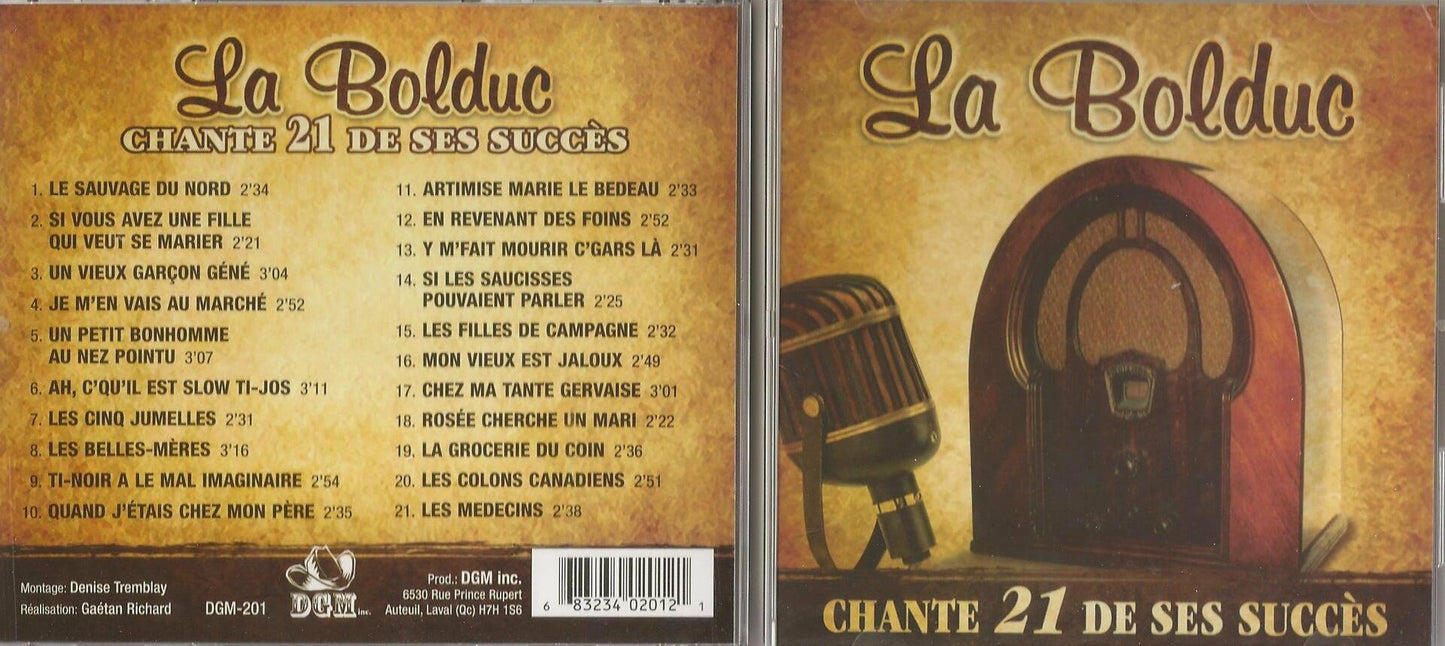 La Bolduc Chante 21 De Ses Succes (DGM) [Audio CD] La Bolduc - Very Good
