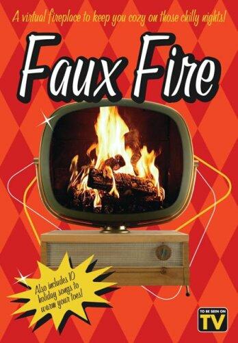 Faux Fire - A Virtual Fireplace to Keep You Cozy on those Chilly Nights! [DVD] - Very Good