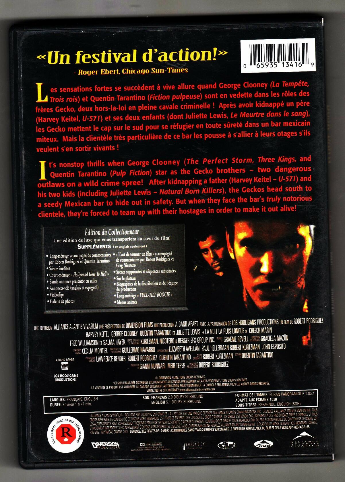 From Dusk Till Dawn [DVD] - Very Good